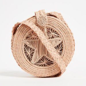 KAANAS Akhmatova Woven Circle Cross Body Bag